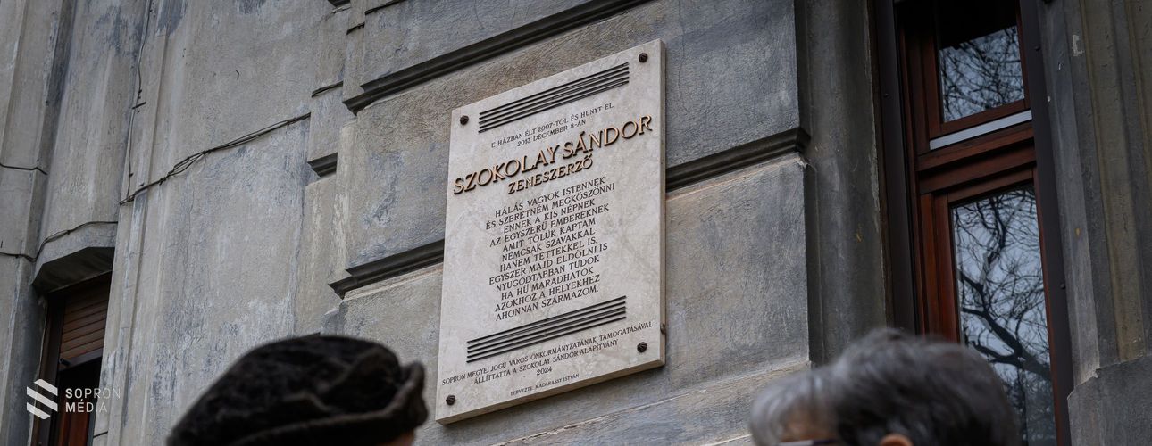 Emléktáblát avattak Szokolay Sándor zeneszerző tiszteletére