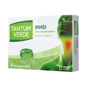 Tantum Verde menta 3mg szopogató tabletta (20xbuborékcsomagolásban) termék kép