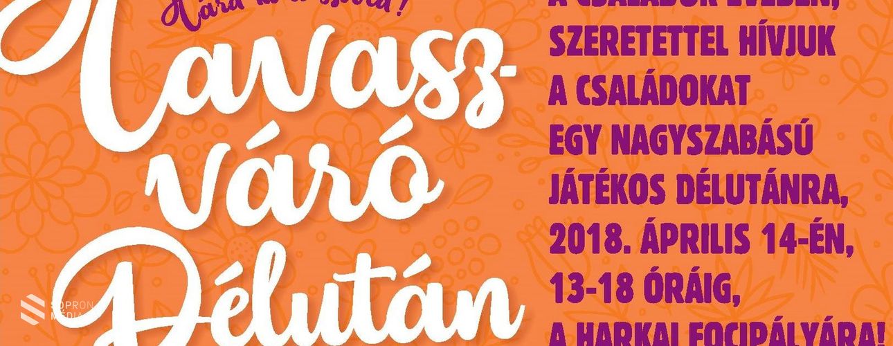 Programajánló: Tavasz-váró Délután lesz Harkán