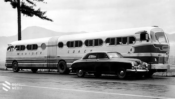 Az USA-ban építették az első csuklós buszt