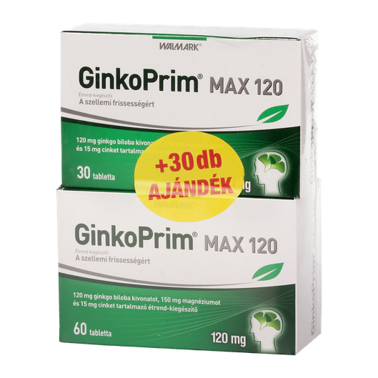 GinkoPrim Max 120 mg tabletta (60x+30x)