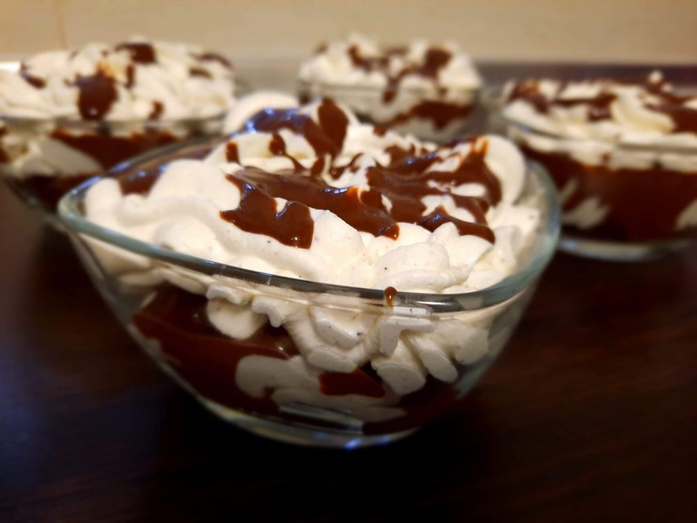 Mascarponés csokis pohárkrém