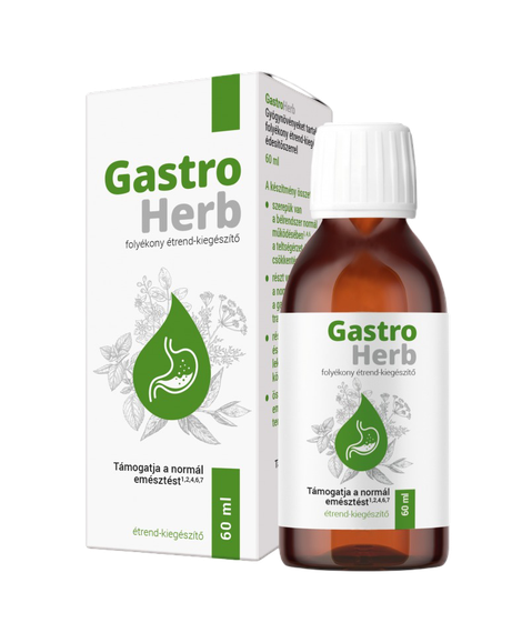 GastroHerb étrendkiegészítő folyadék (60ml)