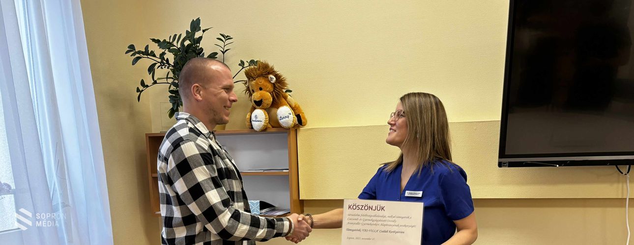 Adományt kapott az Aranytallér Gyermekeinkért Alapítvány