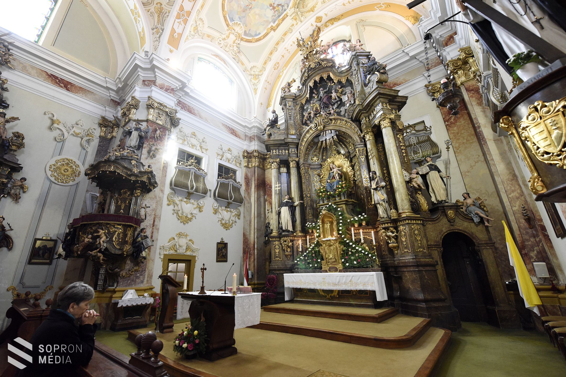 Rózsafűzér Királynője búcsú a domonkos templomban