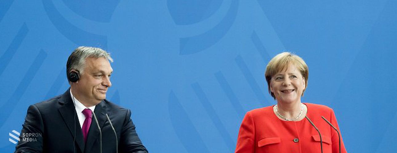 Élőben közvetítik Angela Merkel és Orbán Viktor soproni programjait