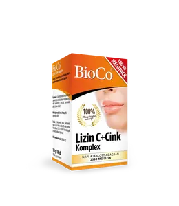 Bioco Lizin C+Cink Komplex tabletta (100x) termék kép