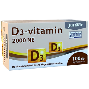 Jutavit D3-vitamin 2000NE kapszula (100x) termék kép
