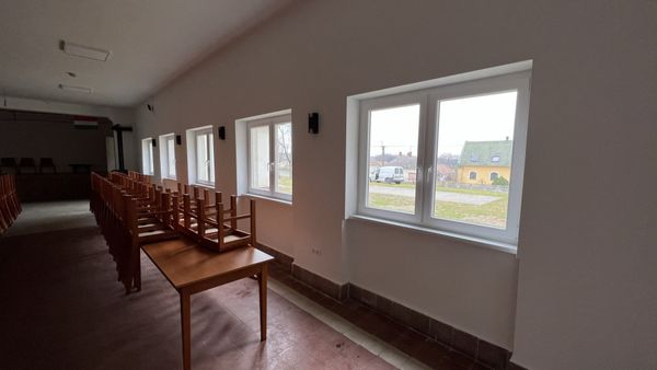 Esztergályhorváti művelődési ház felújítás kép