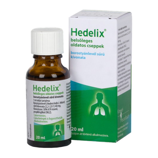 Hedelix belsőleges oldatos cseppek (1x20ml üvegben)