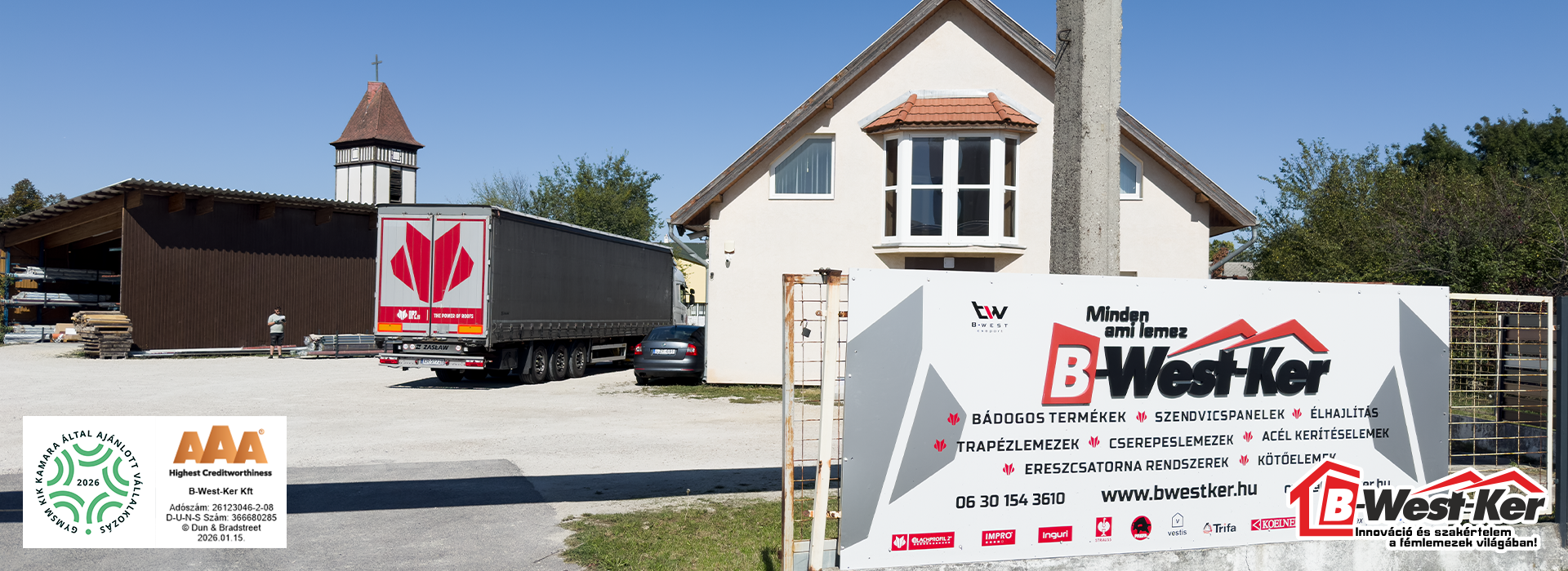 Mosonmagyaróvári telephelyünk