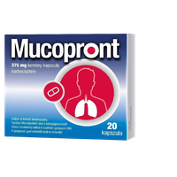 Mucopront 375 mg kemény kapszula (20x)