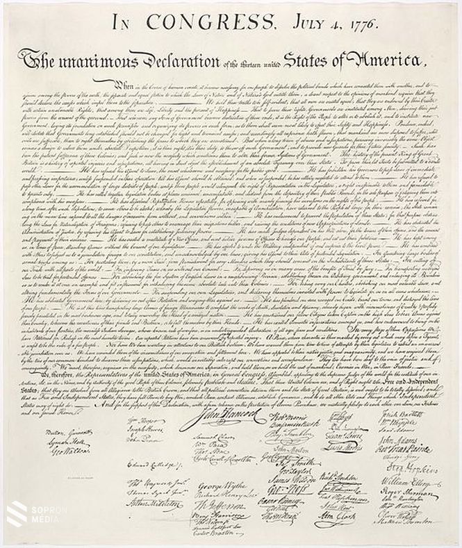 Az Amerikai Egyesült Államok függetlenségi nyilatkozata 