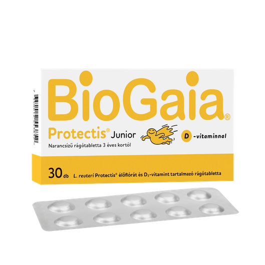 BioGaia Protectis Junior D3 étrendk.rágótabl. nar. (30x)