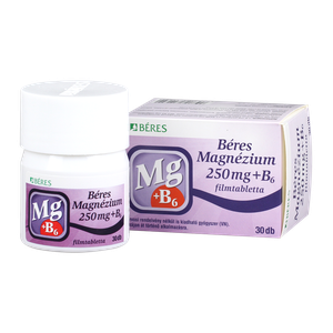 Béres Magnézium 250 mg+B6 filmtabletta (30x) termék kép