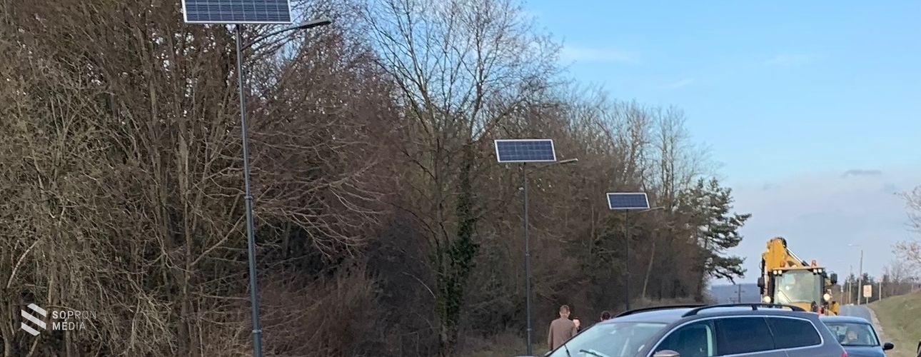 Autós és motoros ütközött Sopronkőhidánál!