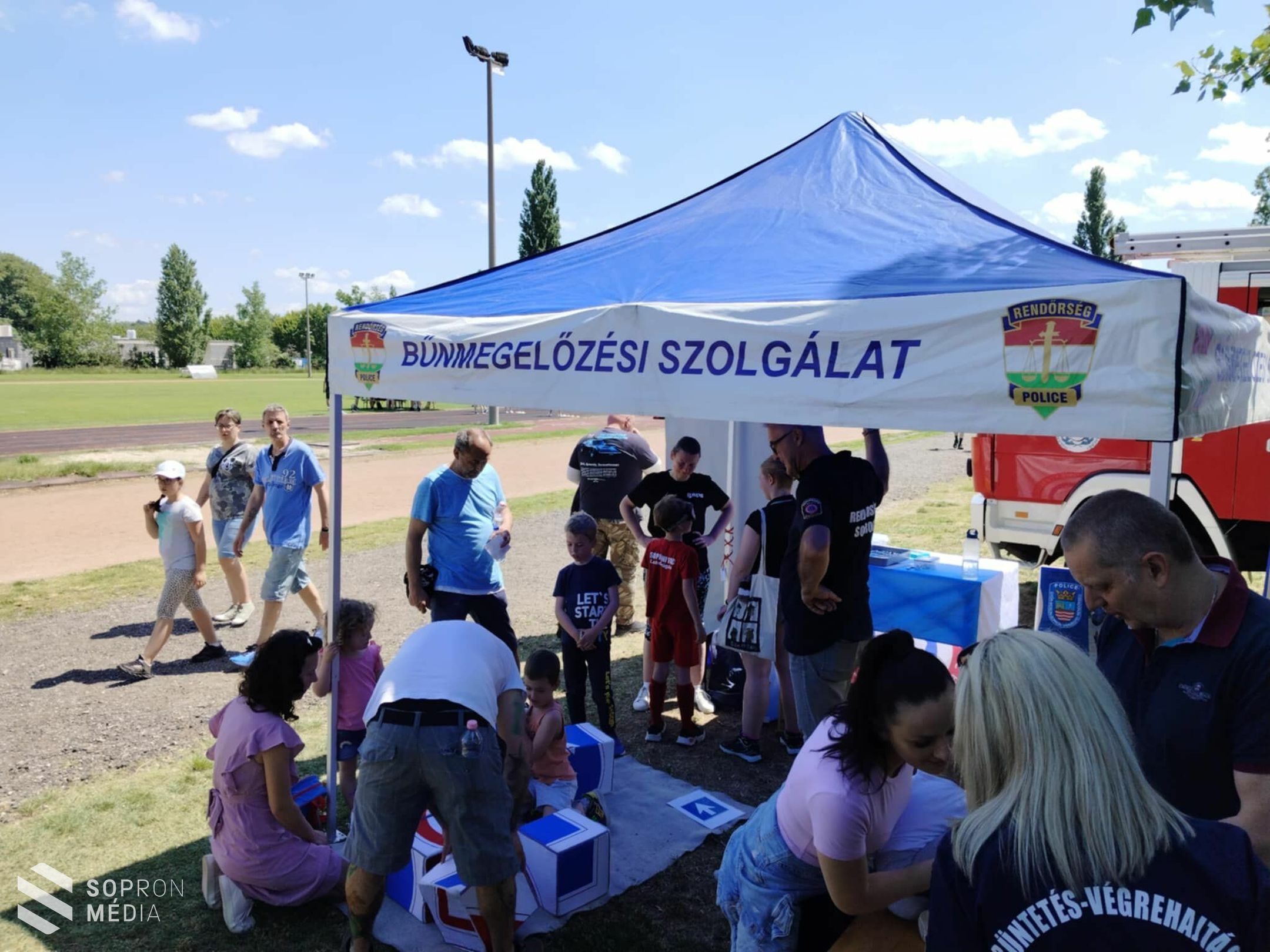 Gyermeknapi rendezvények a Soproni Rendőrkapitányság részvételével
