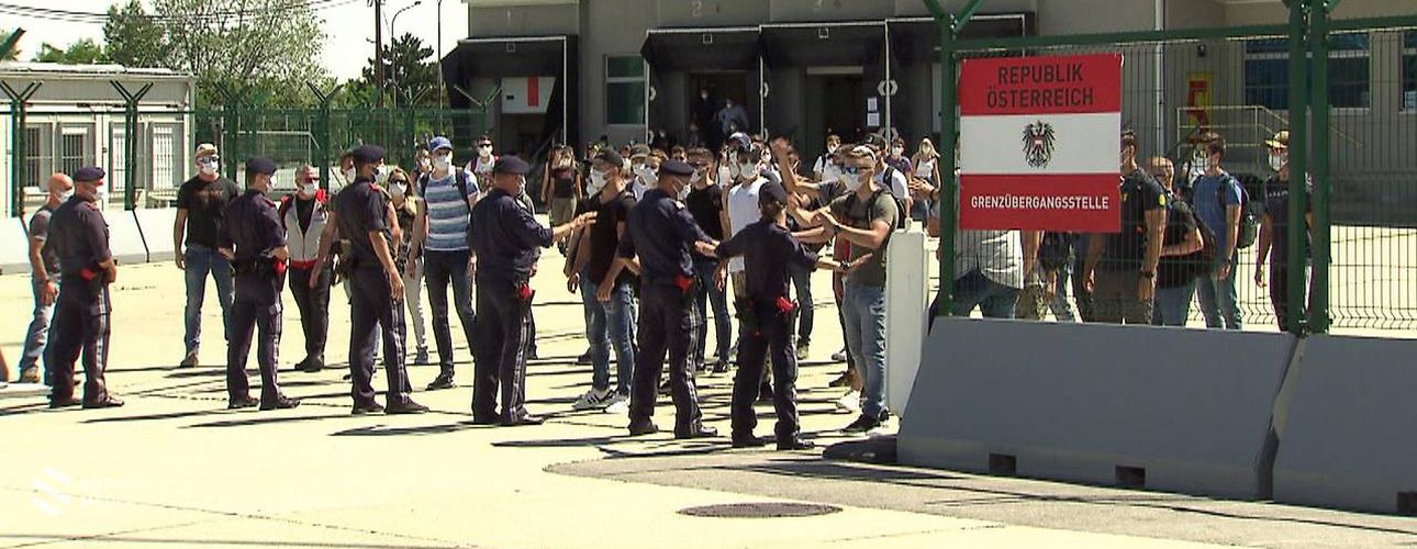 Osztrák és magyar határrendészek akcióban!