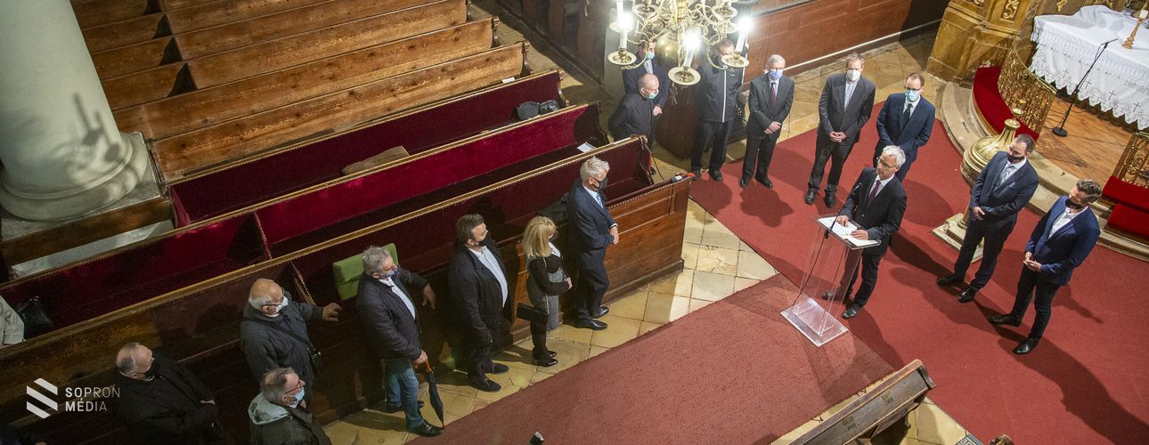 A soproni evangélikus templom is megújul a kormány támogatásával