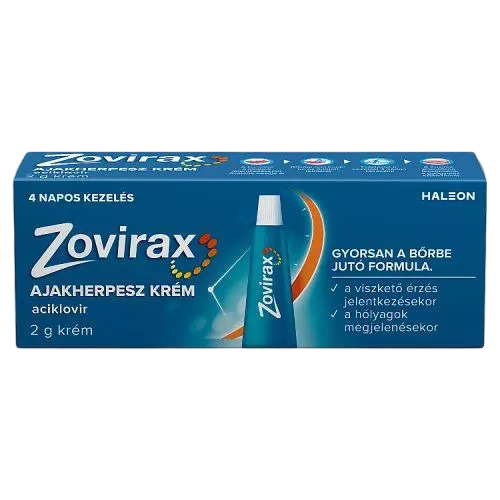 Zovirax ajakherpesz krém (1x2g)