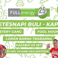 FullEnergy 25! Születésnapi buli Kapuváron!