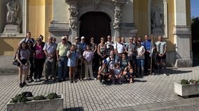 A Kópházi Szent Kristóf Zarándok Egyesület szervezésében indultak  Mariazellbe tartó zarándokútjukra a kópházi zarándokok
