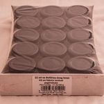 22 ml reggeli befőttesüveg fehér tálcás 15 db/cs. tetővel termék képe
