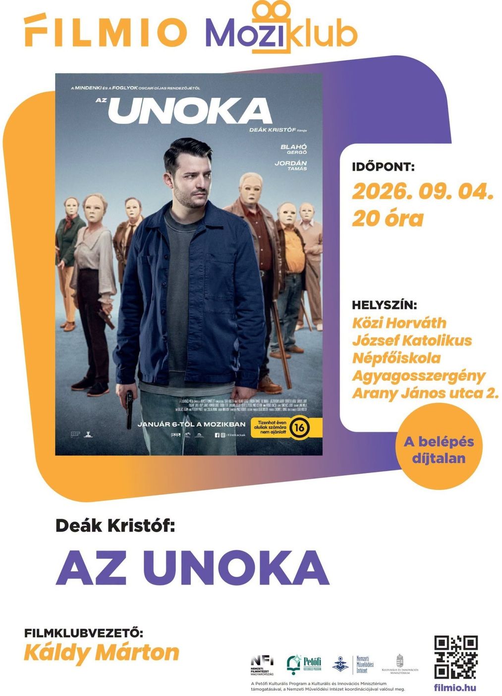 Nyáresti Szabadtéri Filmvetítés a Népfőiskolán