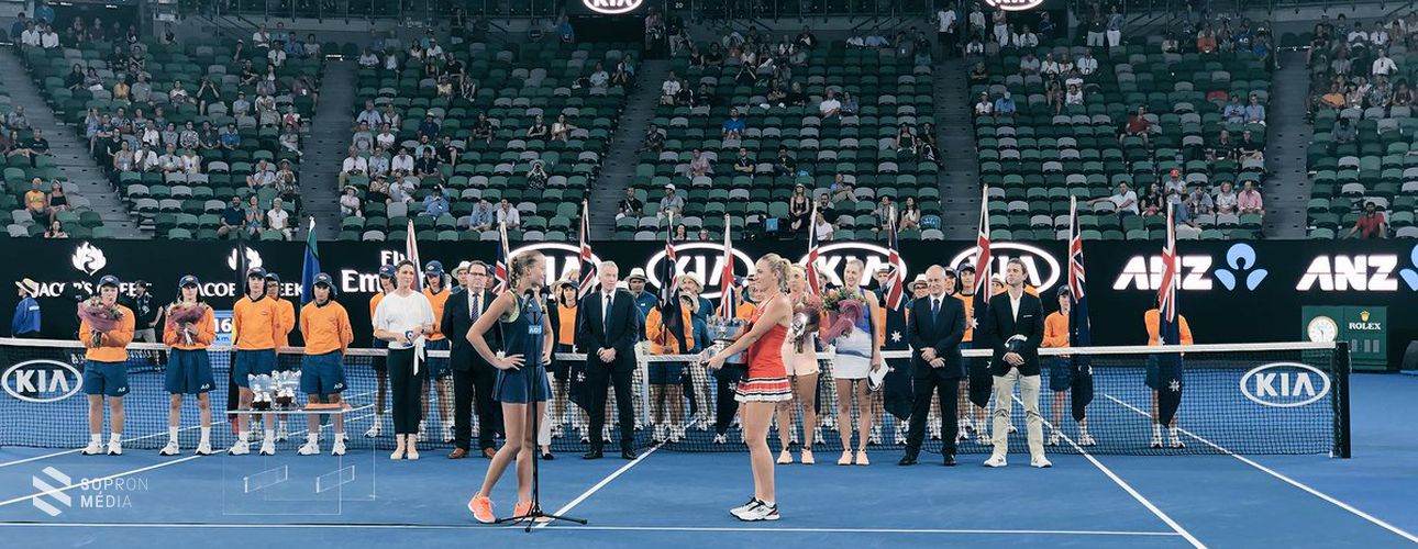Történelmet írt Babos Timi! Nem találtak legyőzőre az ausztrál nyílt teniszbajnokság női páros versenyében.