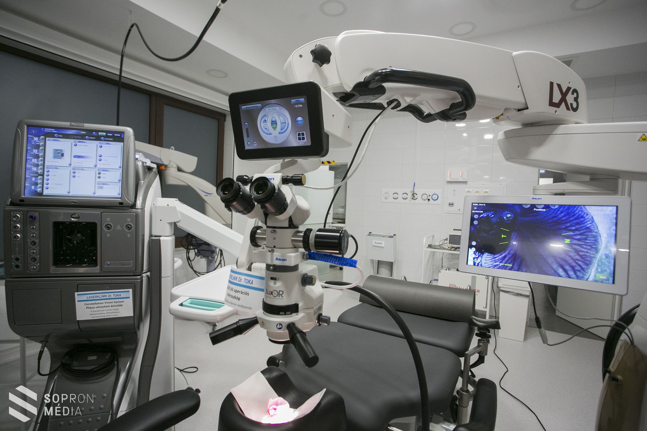 Lézerszemészeti klinikát adtak át Sopronban