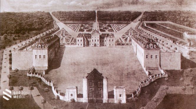 A süttöri kastély egy 1760 körül készült, a II. világháború végén elveszett vagy elpusztult festményen. 