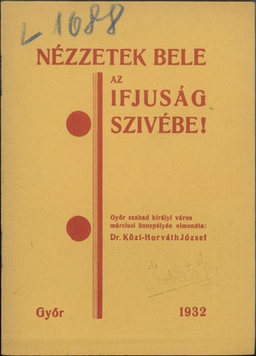 Nézzetek bele az ifjúság szívébe (1932)