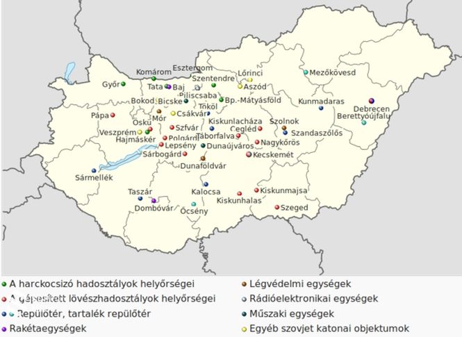 Szovjet csapatok Magyarországon