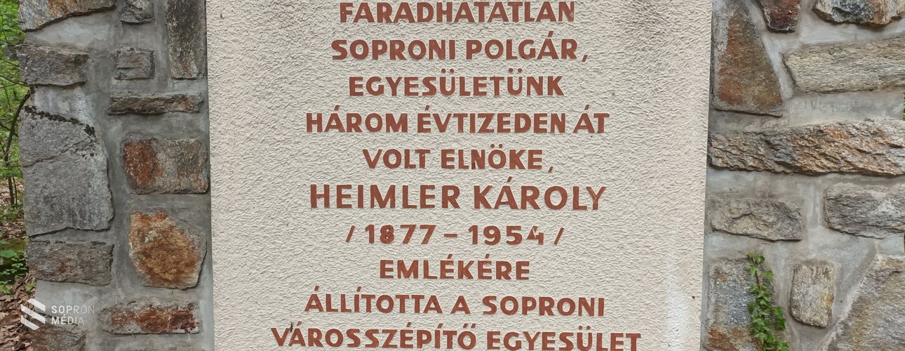 Heimler Károly, a Soproni Városszépítő Egyesület egykori elnöke