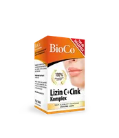 Bioco Lizin C+Cink Komplex tabletta (100x)