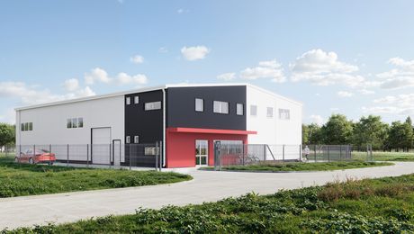 Eladó gödöllői raktárcsarnok és irodaépület