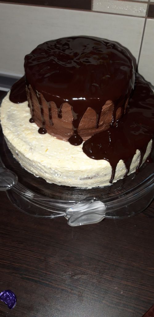 Túrós csokis torta