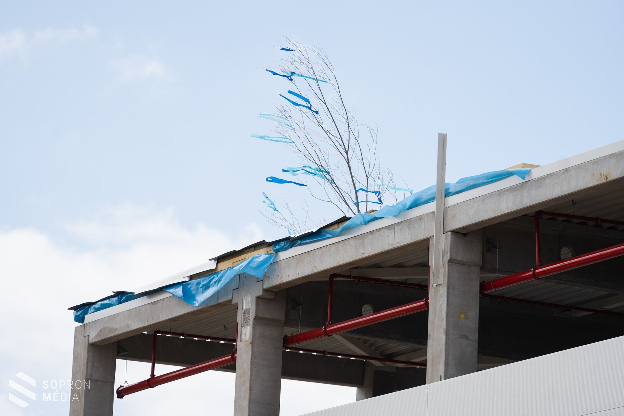 Elérte legmagasabb pontját az új logisztikai központ