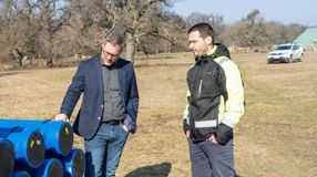 Féltávon az új ivóvíz távvezeték építése Harkán