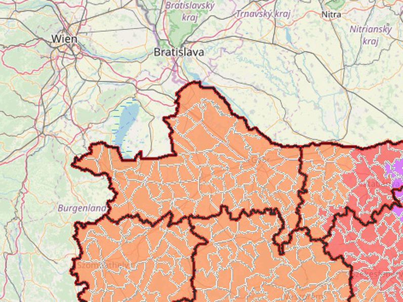 Sertéspestis: Sopron és környéke is közepes kockázatú lett