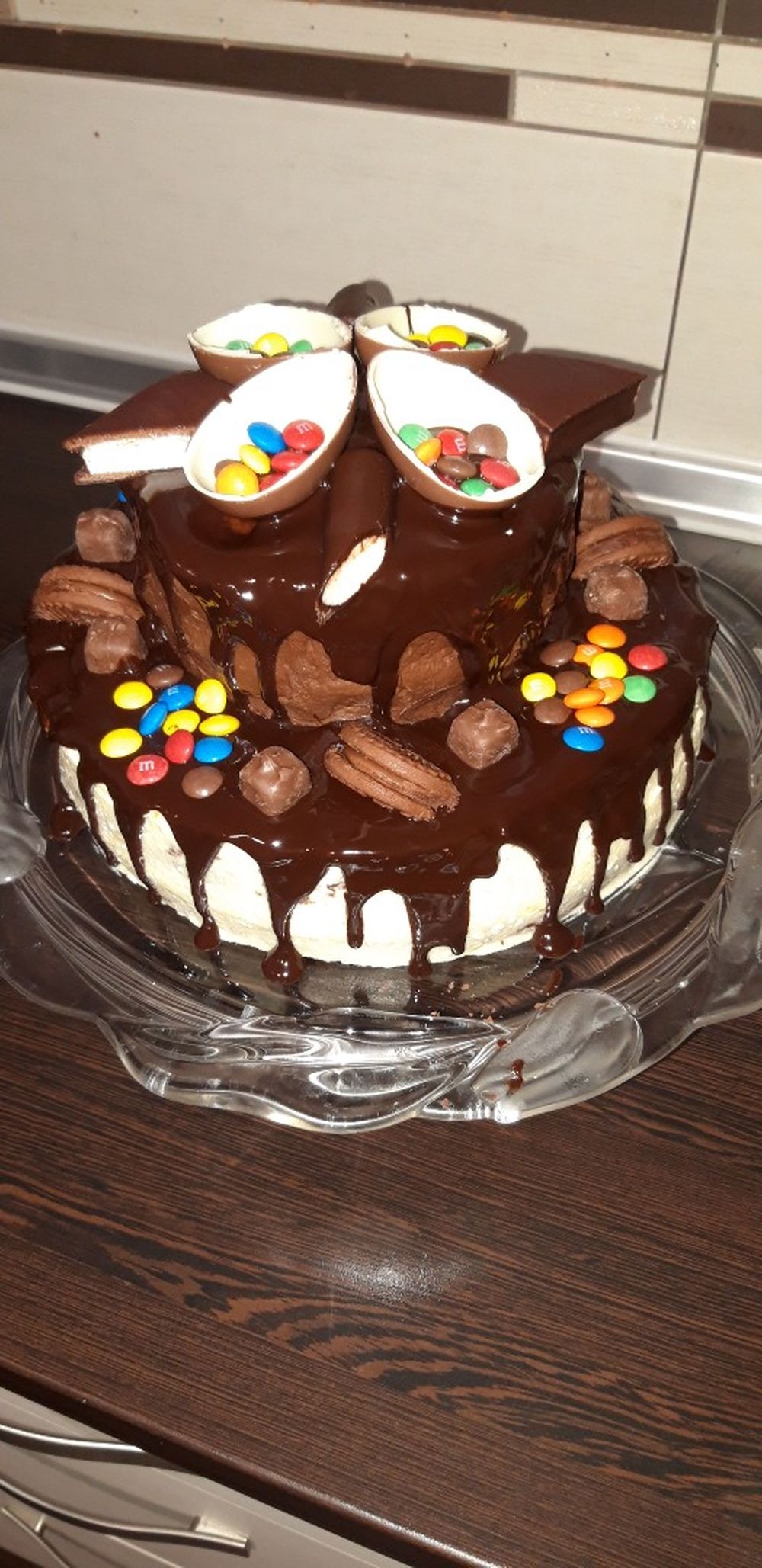 Túrós csokis torta