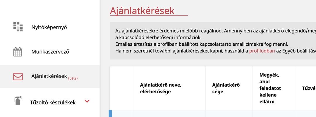 Hogyan kezeld a fiREG ajánlatkérőt?
