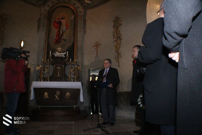 Lovász László, az MTA elnöke mondta el ünnepi gondolatait Nagycenken