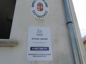 Bágyogszovát, Napköziotthonos Óvoda udvarának eszközfejlesztése (Óvoda udvar - MFP-OUF/2019. kódszámú pályázat keretében)