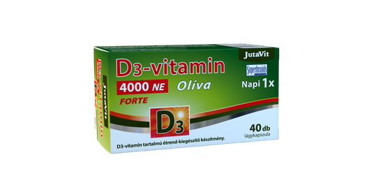 Jutavit D3-vitamin 4000NE Olíva kapszula (40x)