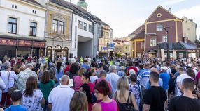 Demonstrációt tartottak Sopronban