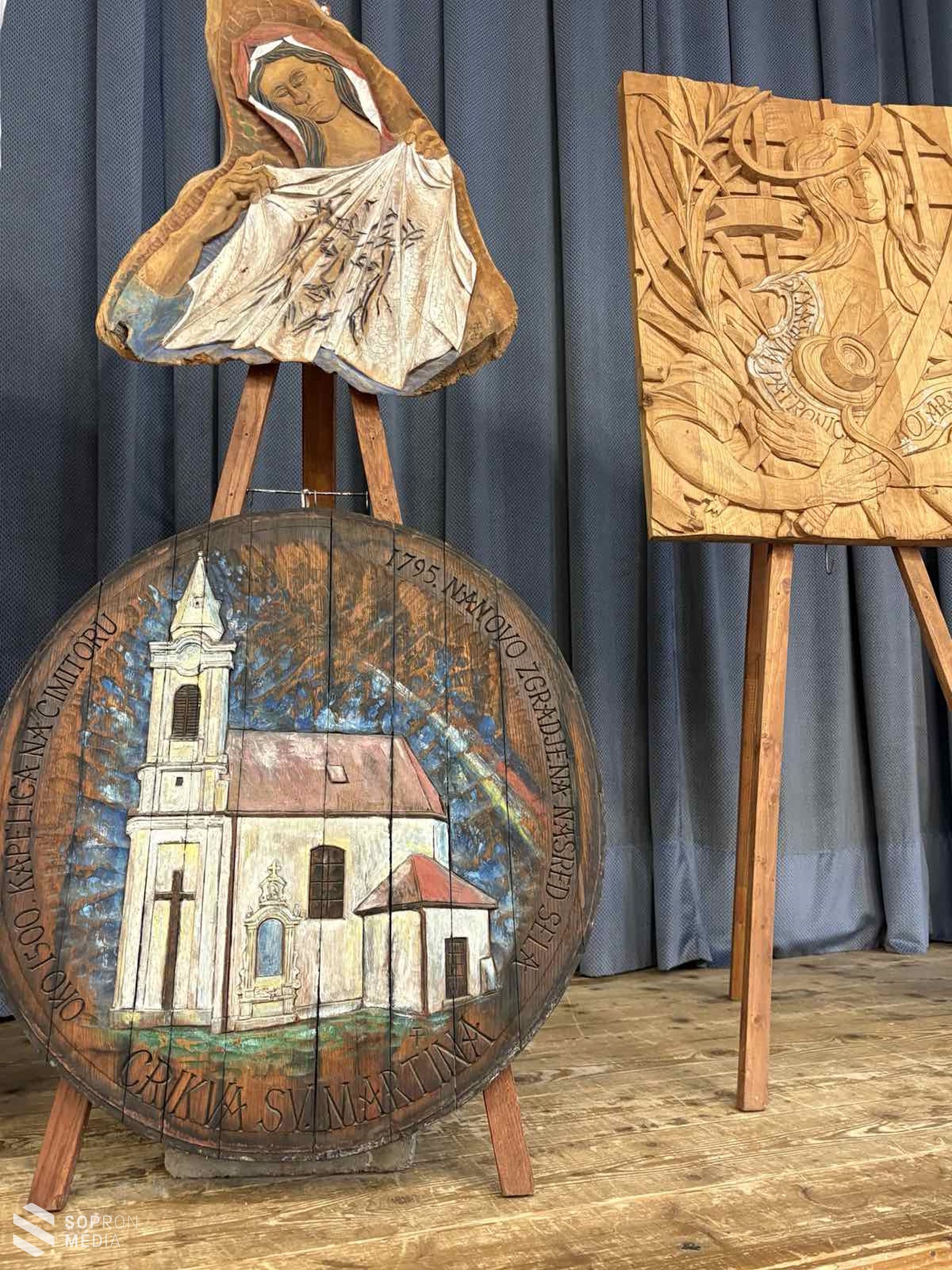 Életmű-kiállítás: Taschner Ferenc fafaragó Kópházáért kitüntető elismerést kapott