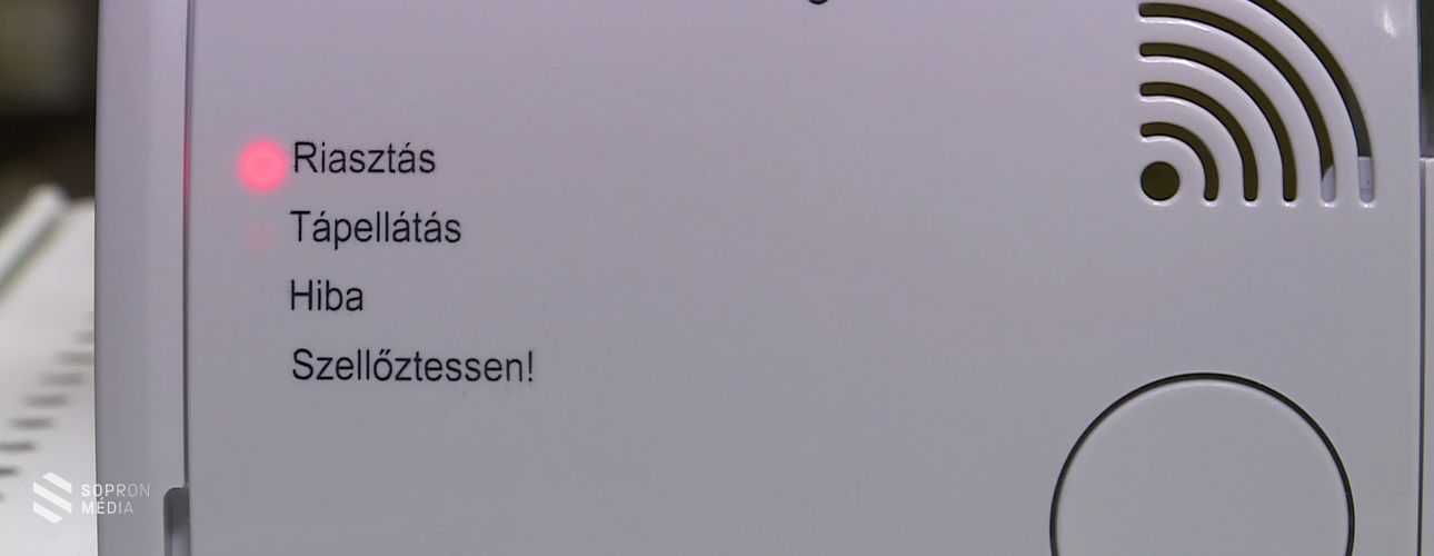 Jelzett a szén-monoxid érzékelő Sopronban!