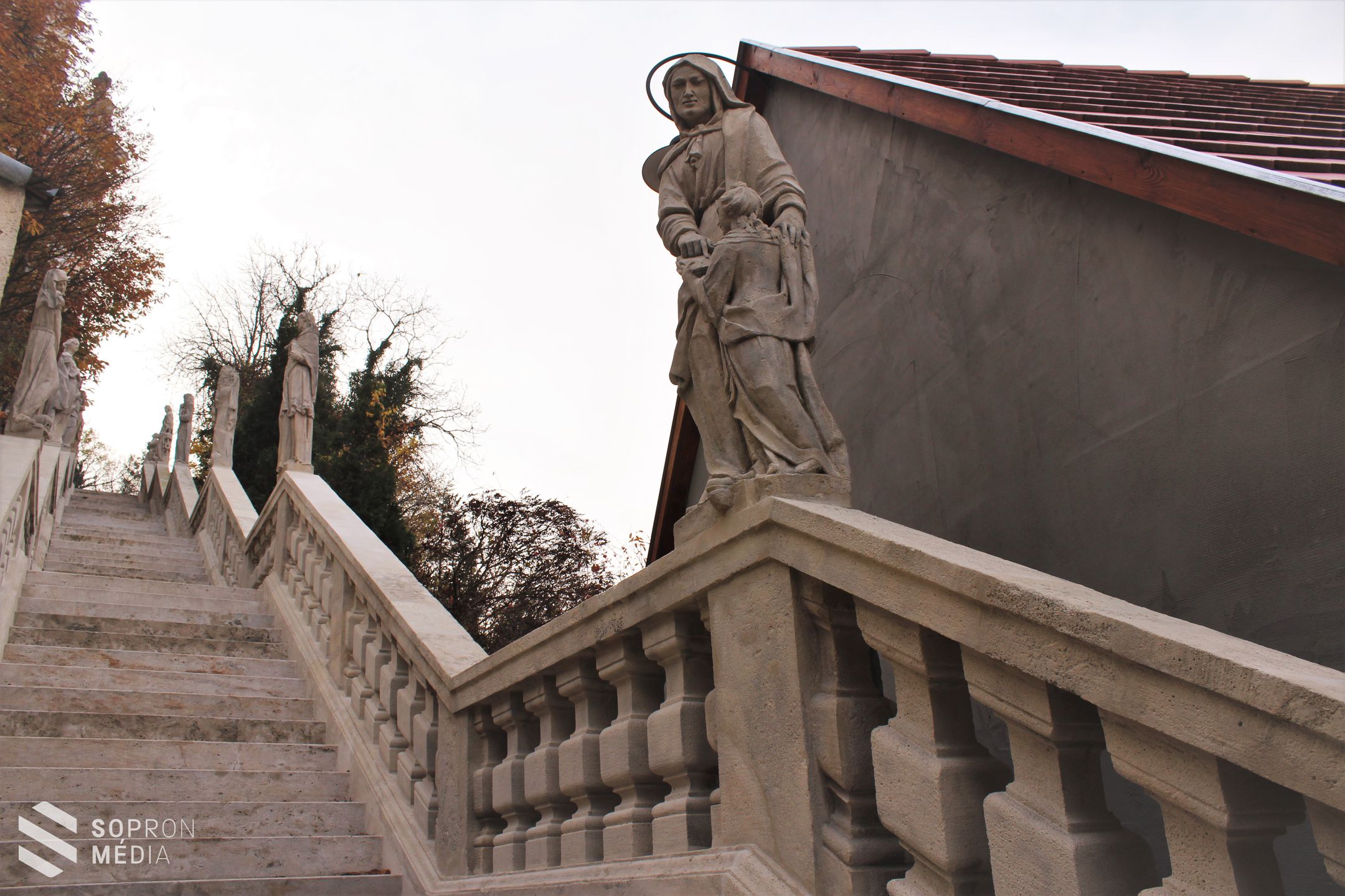Megújul a sopronbánfalvi kolostorhegyi lépcsősor
