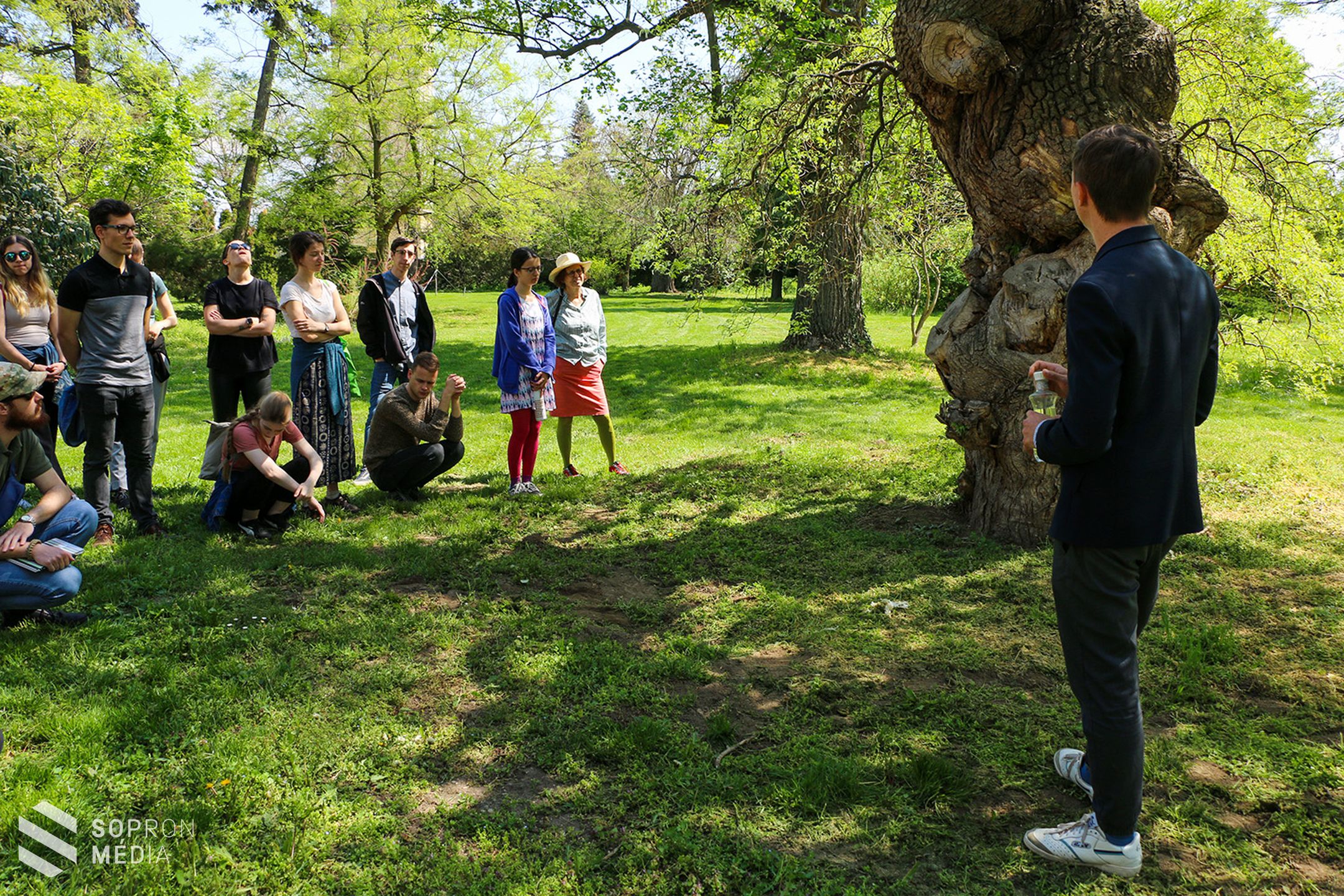 Kertművészeti flashmob  az Esterházy-kastélyparkban
